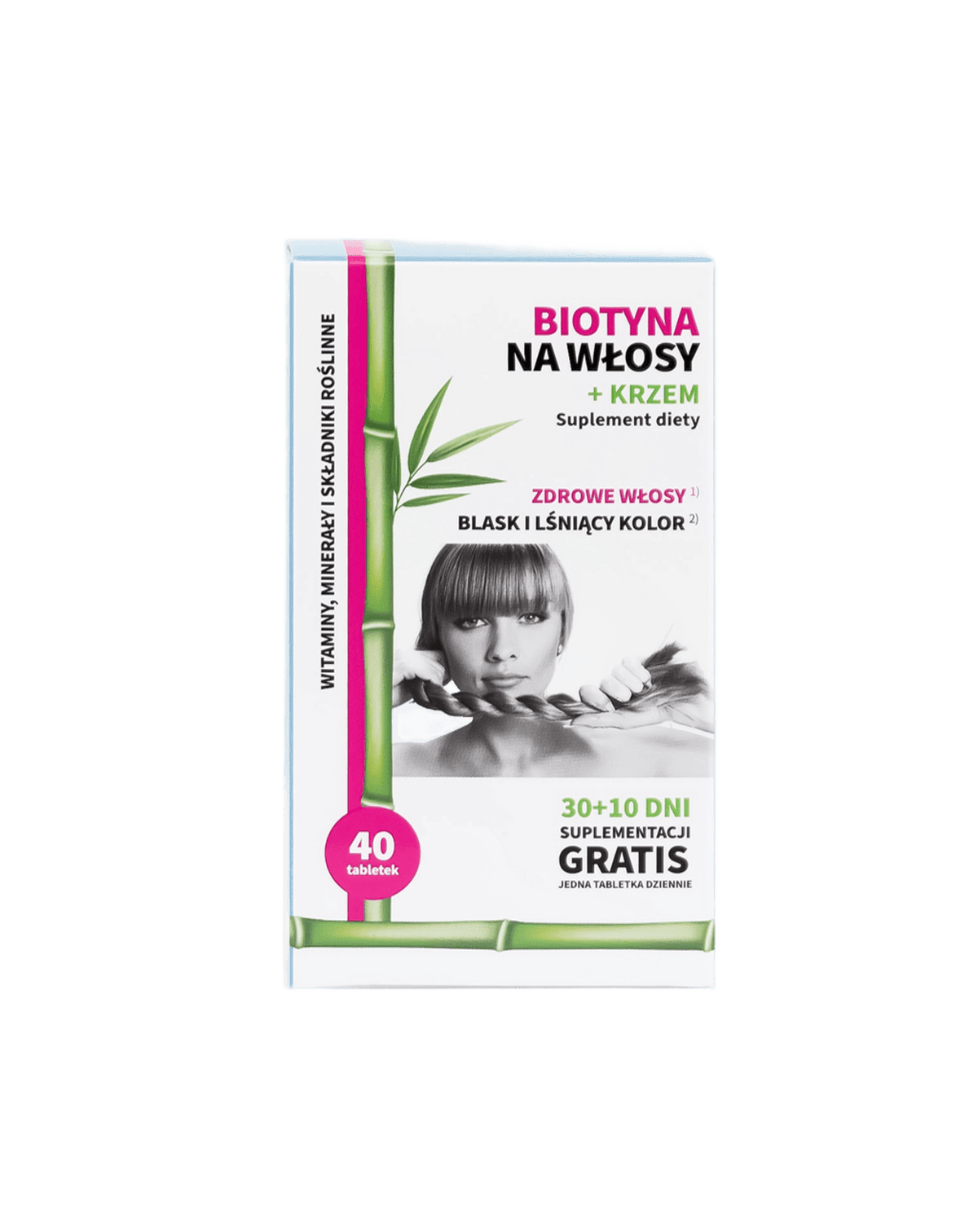 Biotina para cabello + silicio 40 comprimidos - Noble Health